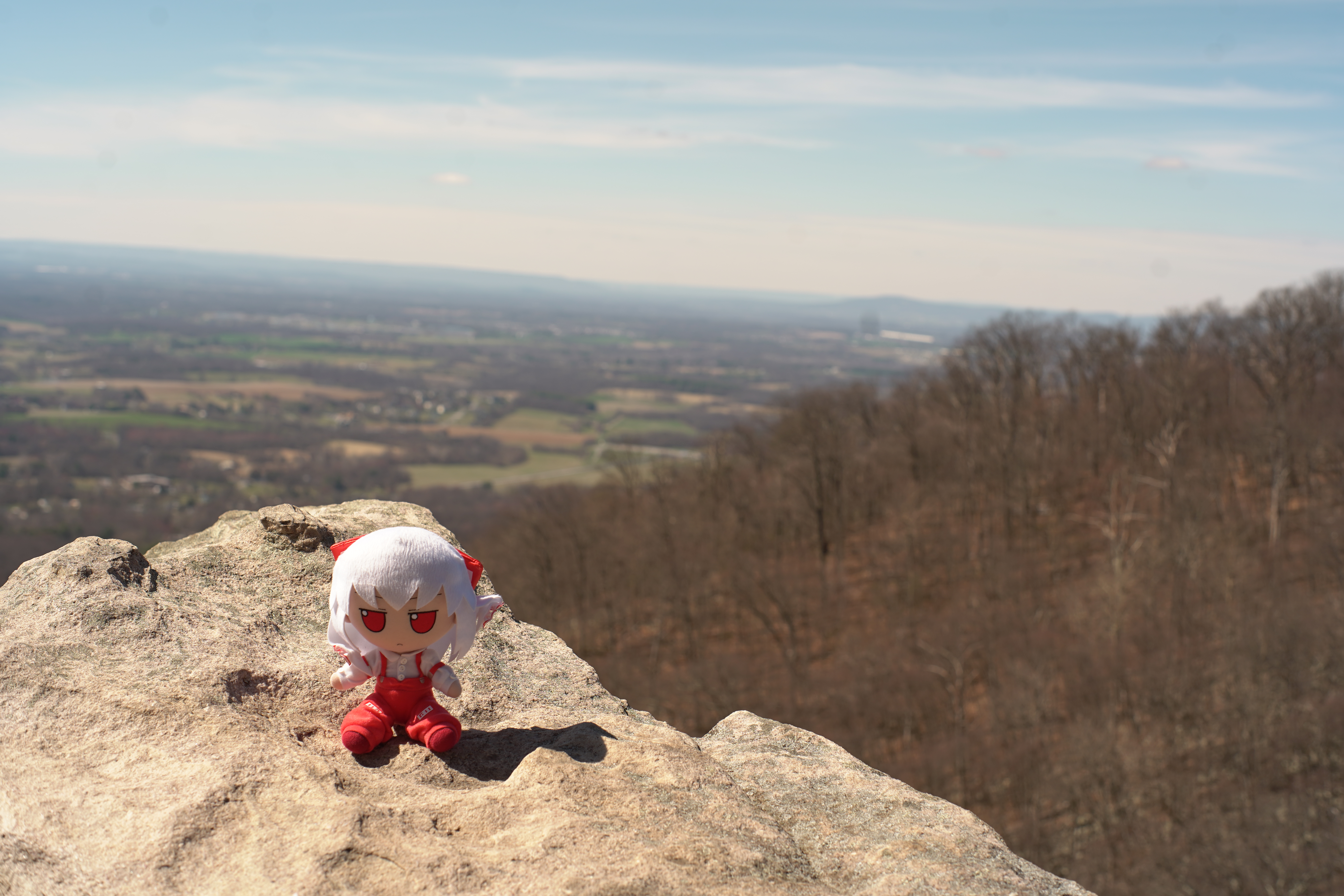 My Mokou Fumo on the edge of annapolis rock in Maryland